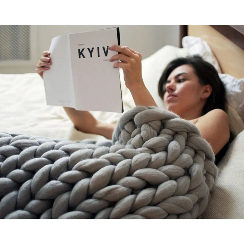 Zen Weighted Knitted Blanket - C&S Shopping Network