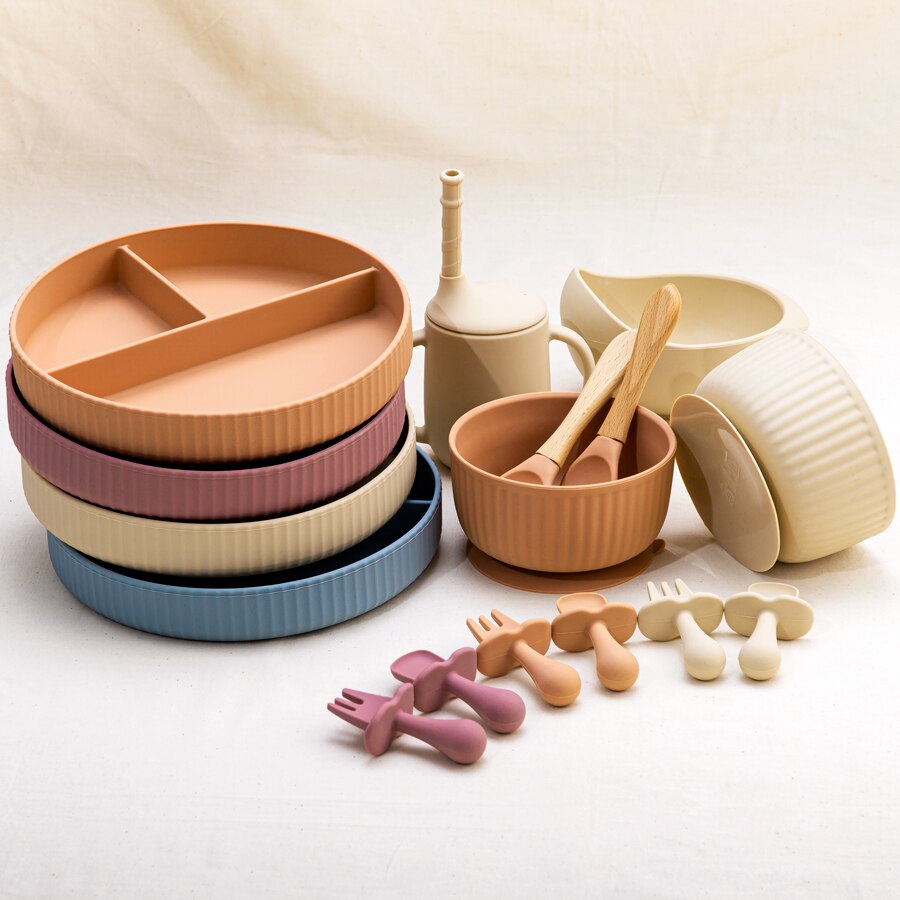 Baby Weaning Solid Food Plate Bowl Set - C&S Shopping Network