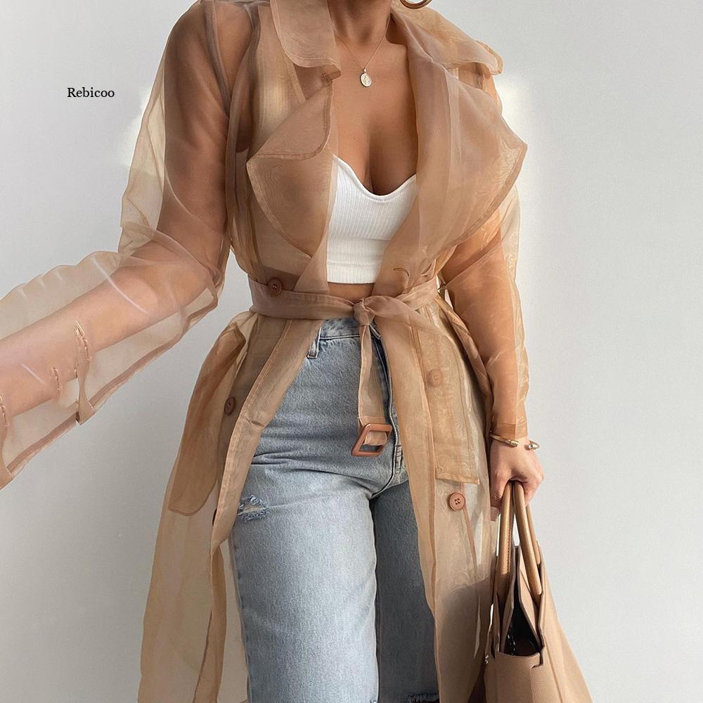 Women Fashion See Through Outdoor Tops - C&S Shopping Network