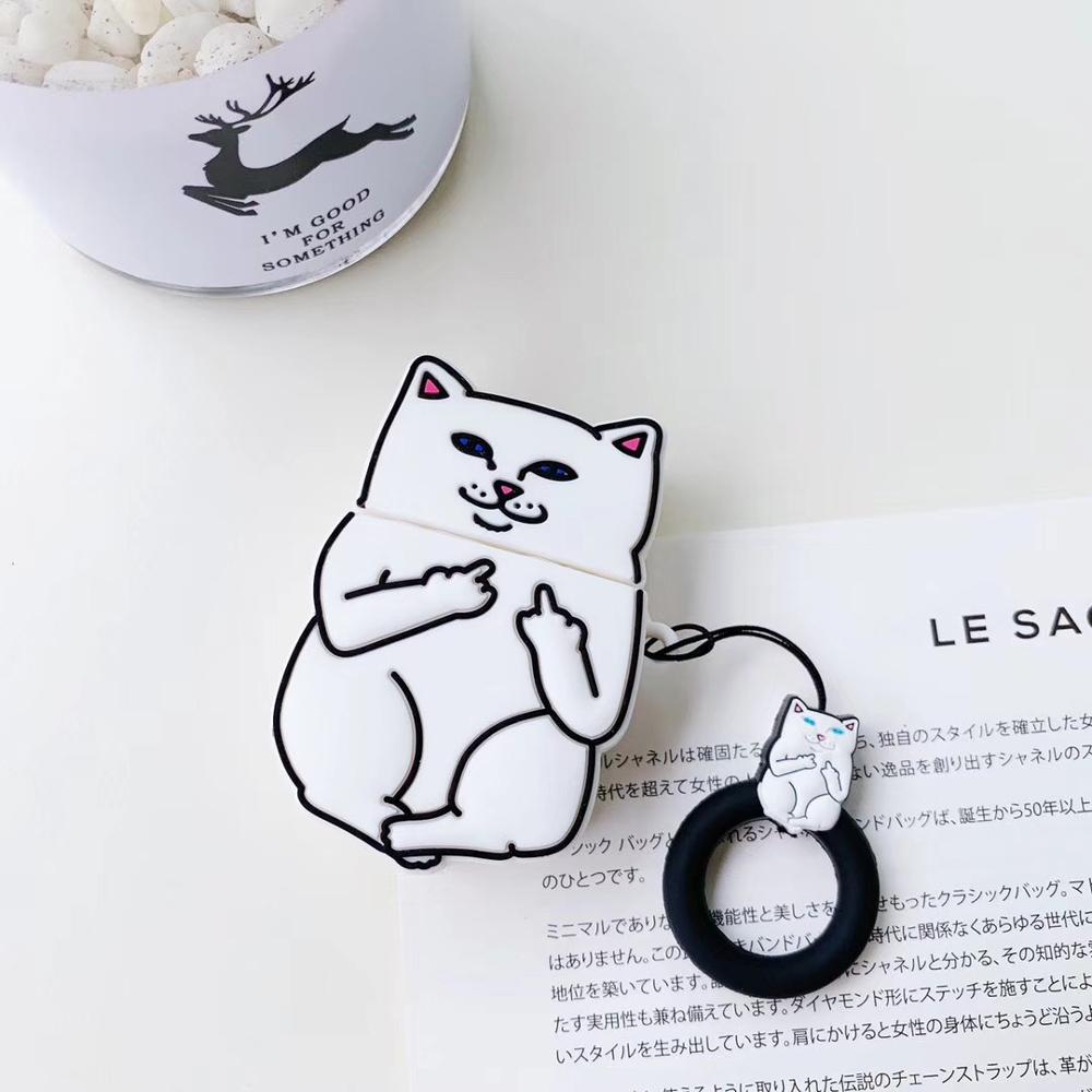 Cartoon Cat AirPods Case - C&S Shopping Network