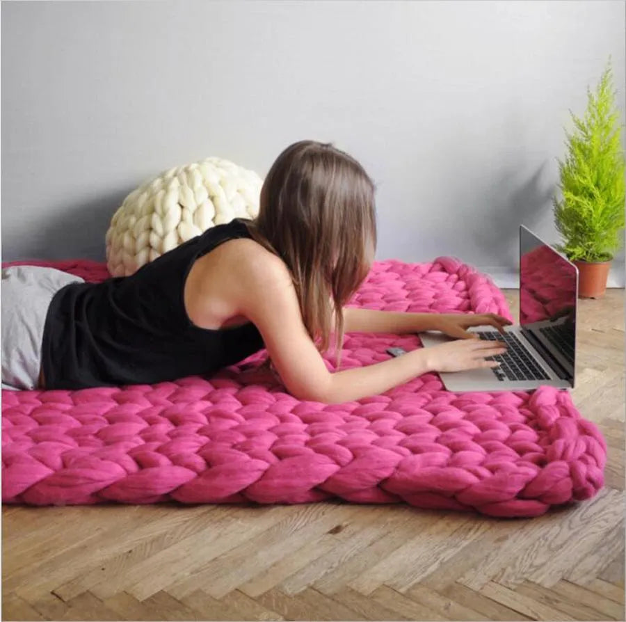 Zen Weighted Knitted Blanket - C&S Shopping Network