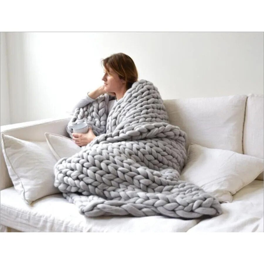 Zen Weighted Knitted Blanket - C&S Shopping Network