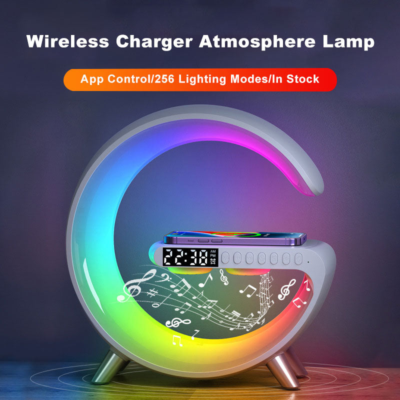 Bluetooth Speaker Wireless Charger Lamp - C&S Shopping Network