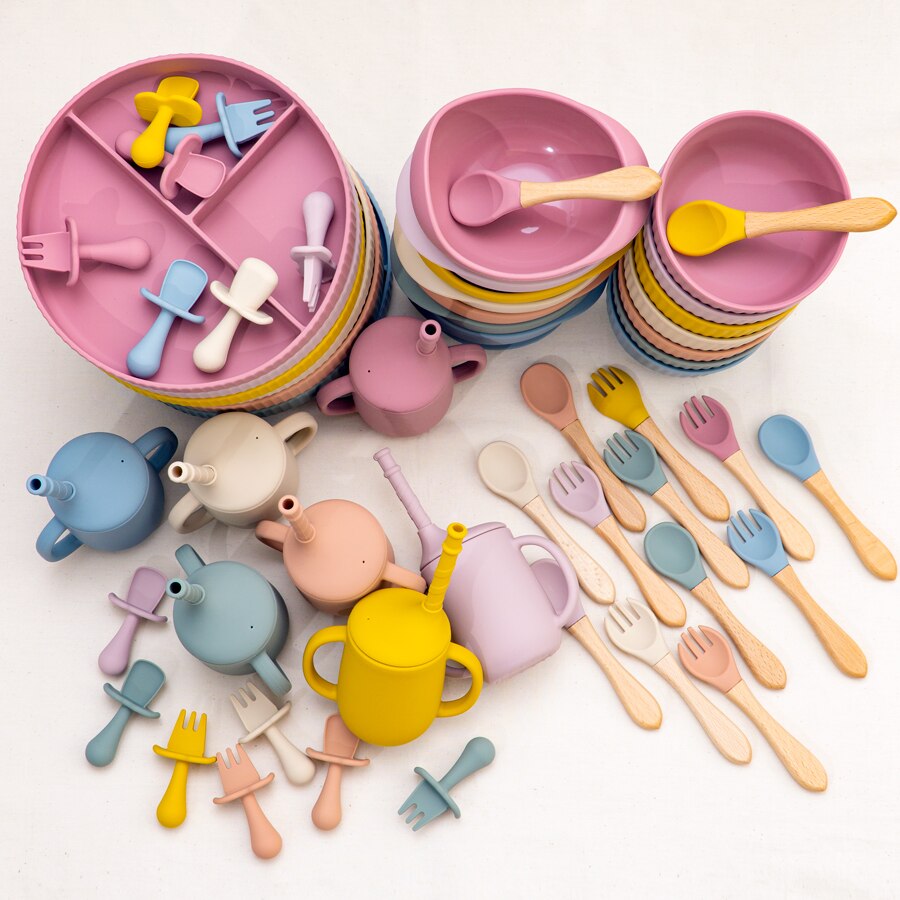 Baby Weaning Solid Food Plate Bowl Set - C&S Shopping Network