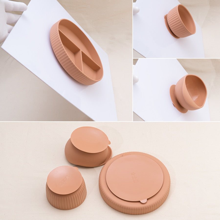Baby Weaning Solid Food Plate Bowl Set - C&S Shopping Network
