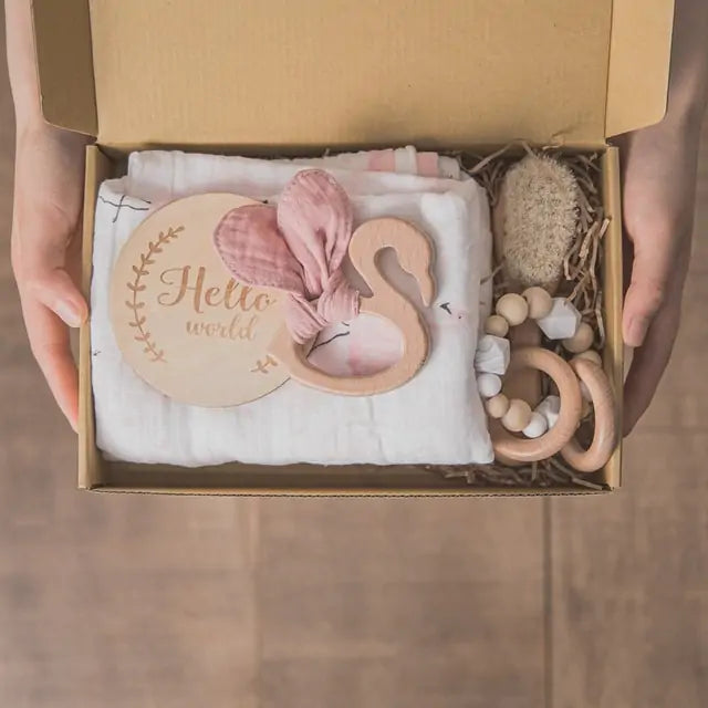 Kids Swaddle Wrap Bath Toys Set - C&S Shopping Network