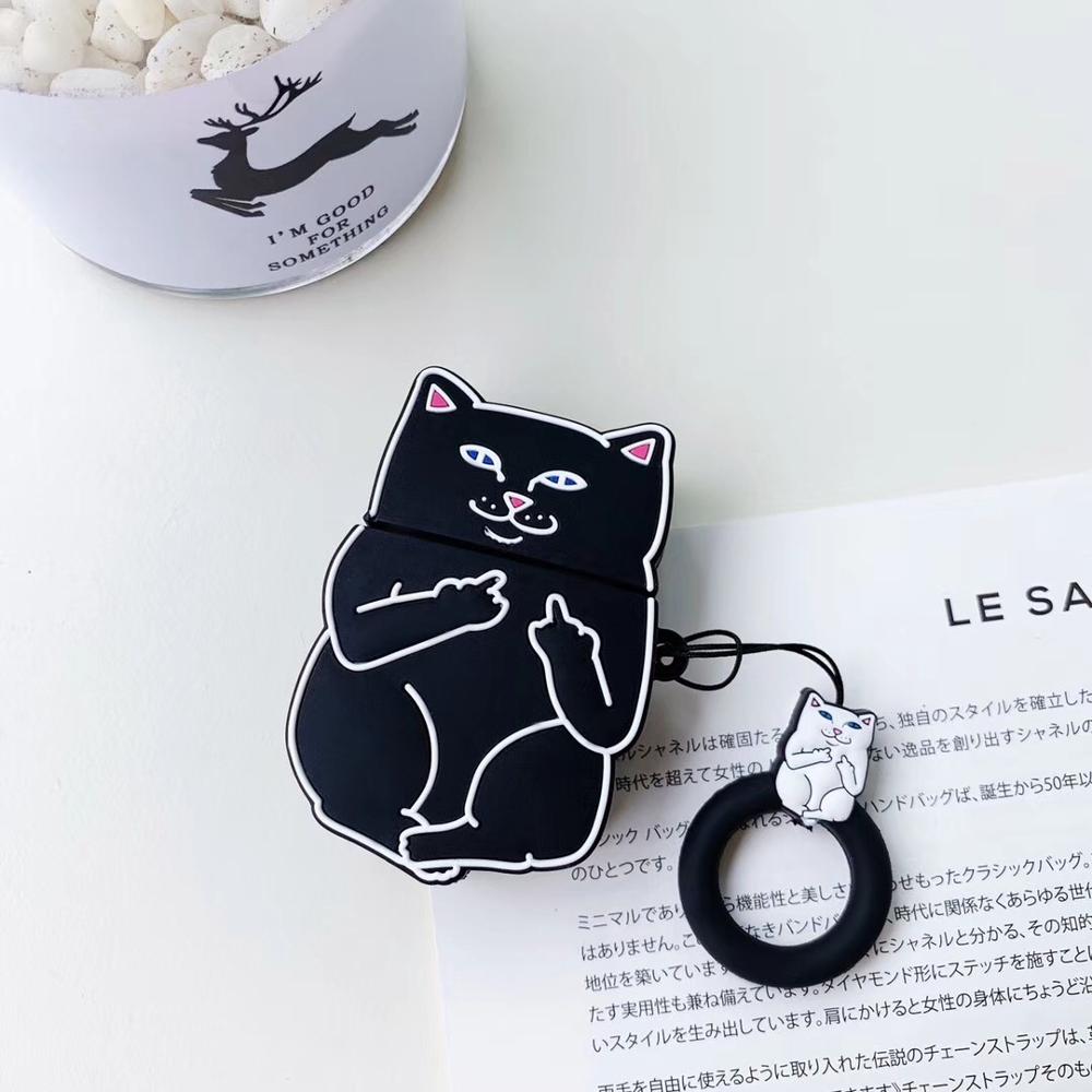Cartoon Cat AirPods Case - C&S Shopping Network
