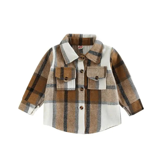 Toddler Plaid Patchwork Long Sleeve - C&S Shopping Network
