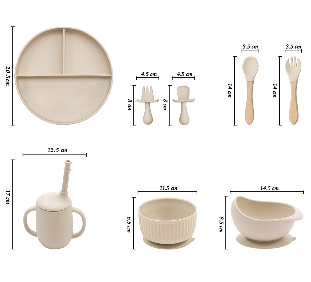 Baby Weaning Solid Food Plate Bowl Set - C&S Shopping Network