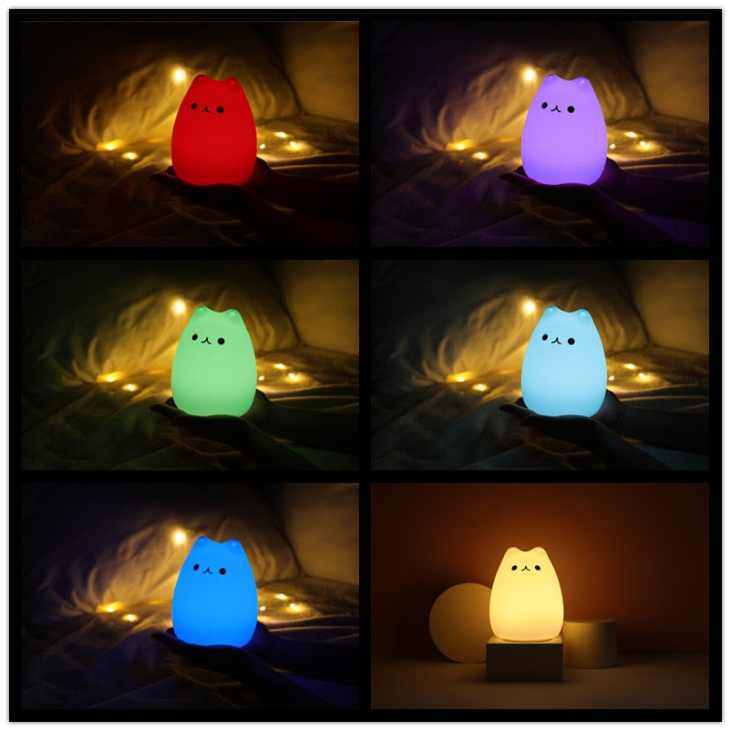 Mini Cat Baby Night Lamp - C&S Shopping Network