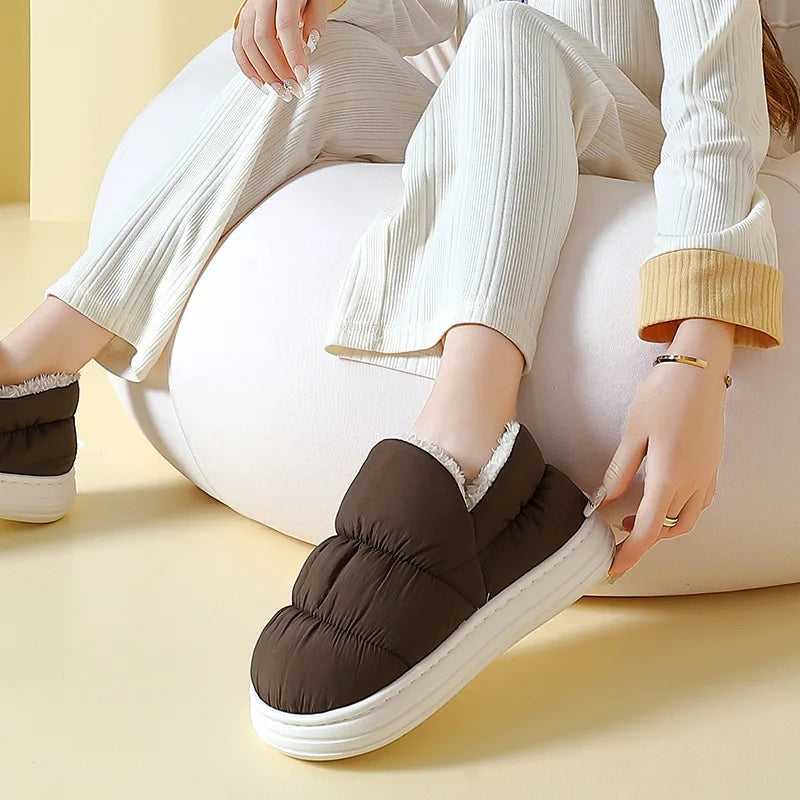 Thick Plush Unisex Flats - C&S Shopping Network