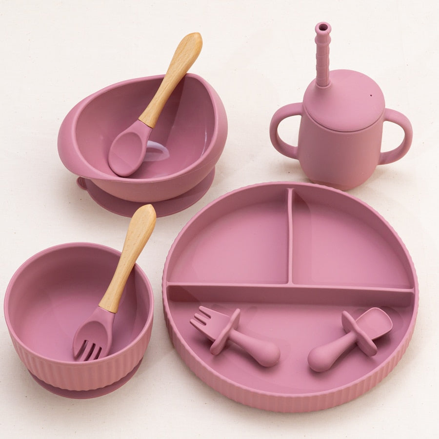 Baby Weaning Solid Food Plate Bowl Set - C&S Shopping Network
