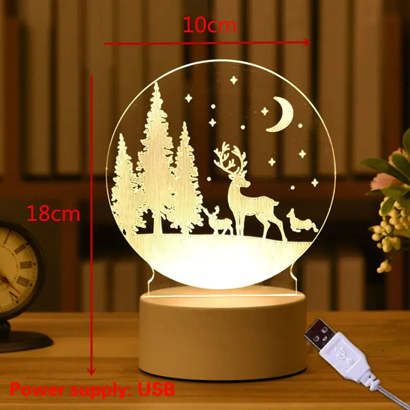 Kids 3D LED Creative Night Lamp - C&S Shopping Network