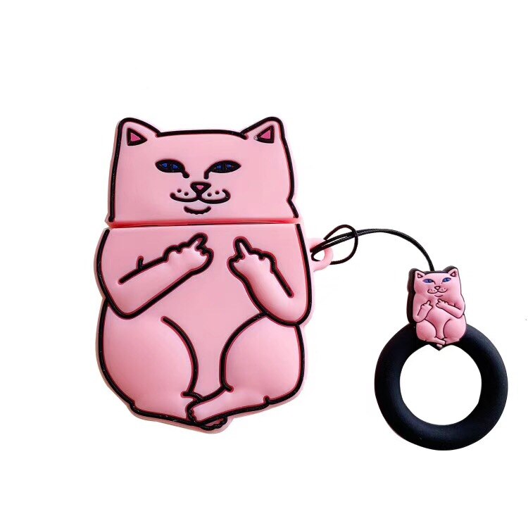 Cartoon Cat AirPods Case - C&S Shopping Network