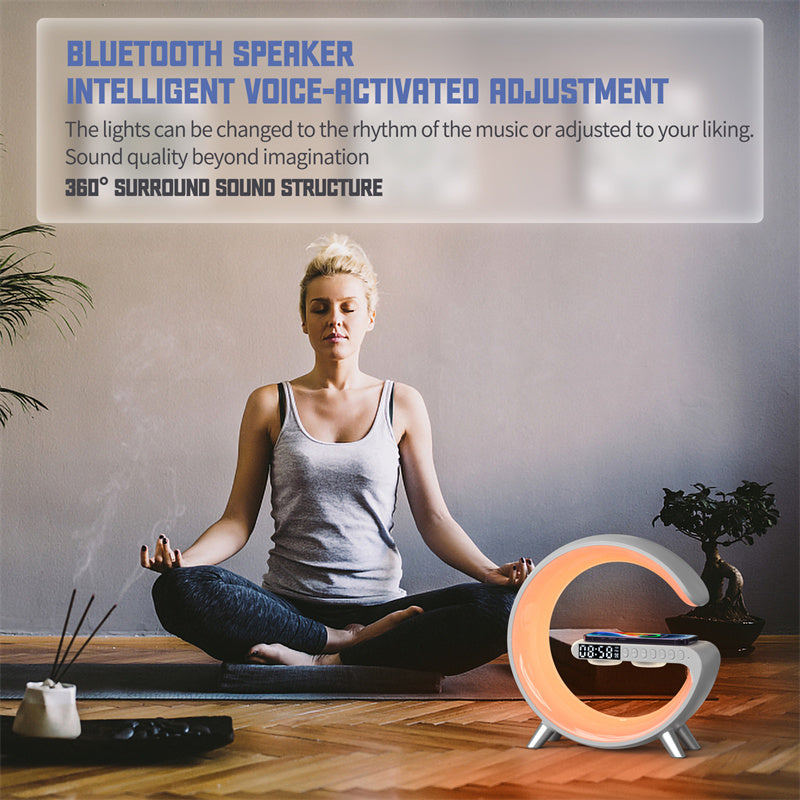 Bluetooth Speaker Wireless Charger Lamp - C&S Shopping Network