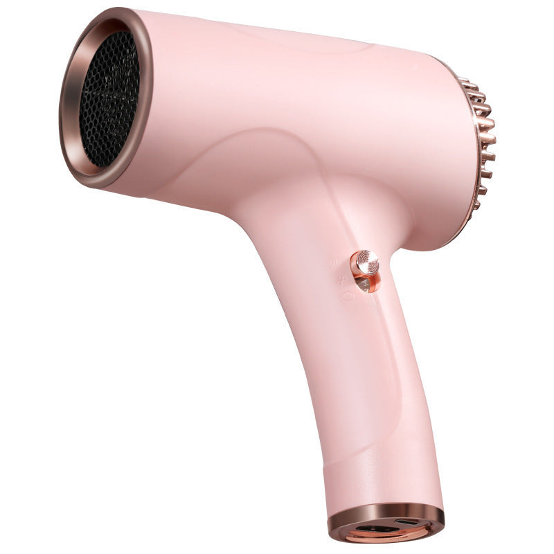 Wireless Rechargeable Quick-drying Hair Dryer Student Dormitory Anion Care Mute Portable Electric