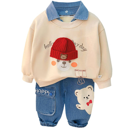 Clothes For Babies Split Boy Suit