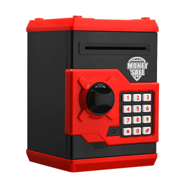 Electronic Piggy Bank ATM Mini Money Box Safety Password Chewing Coin Cash Deposit Machine Christmas Gift for Children Kids - C&S Shopping Network 