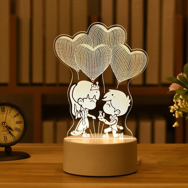 Kids 3D LED Creative Night Lamp - C&S Shopping Network 