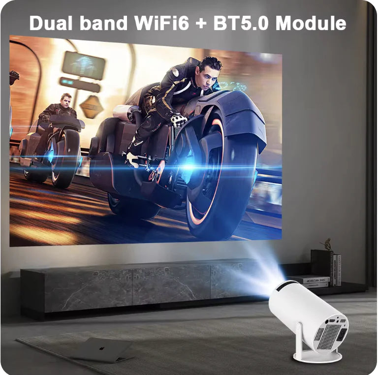 Magcubic HY300 Projector - WiFi 6, 260 ANSI, Android 11, 4K, 130" Screen, BT 5.0, Portable