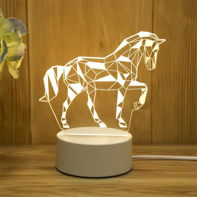 Kids 3D LED Creative Night Lamp - C&S Shopping Network 