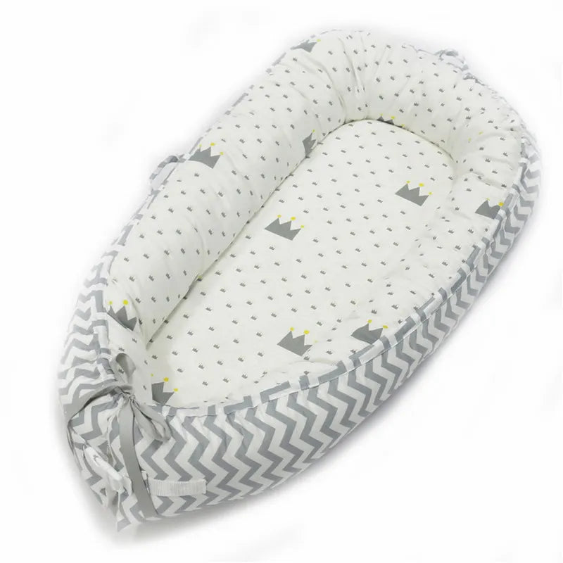 Baby Lounger Nest Sleeping Bed Portable Crib Travel Bed Infant Toddler Cotton Cradle for Newborn Bassinet Bumper Dropshipping