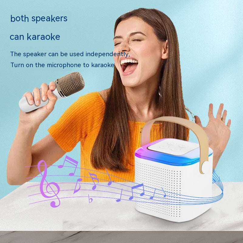 K12 Bluetooth Speaker Home Karaoke Integrated Wireless Microphone