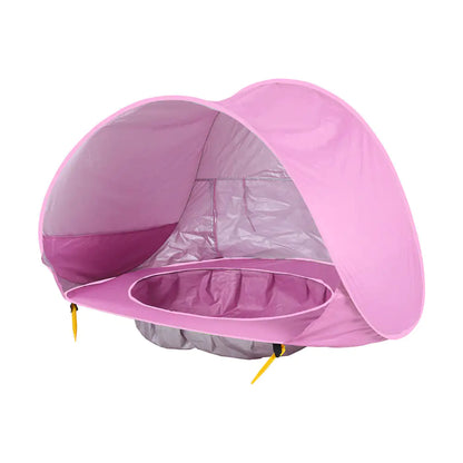 Baby Beach Tent: Easy Fold-Up Waterproof Sun Awning Tent