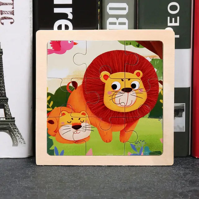 Kids Toys Wooden 3D Puzzle