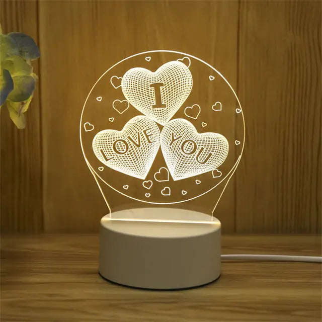 Kids 3D LED Creative Night Lamp - C&S Shopping Network 