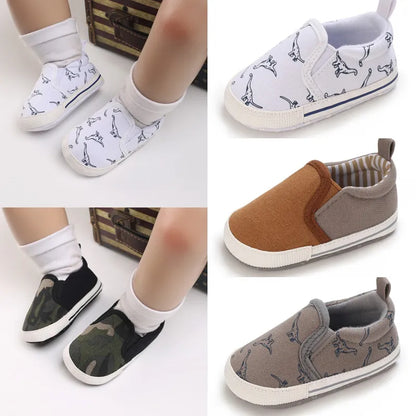 Toddler First Walker Baby Shoes Boy Girl Classical Sport Soft Sole Cotton Multi-Color Crib Baby Moccasins Casual Shoes