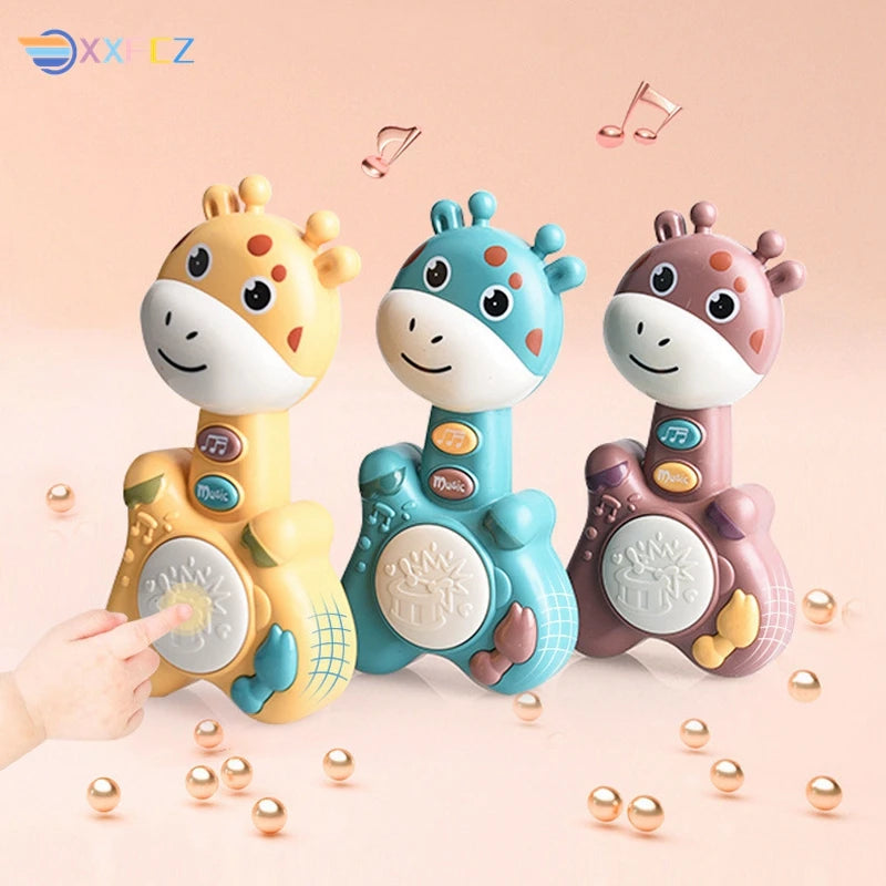 Baby Rattles Mobiles Hand Drum Early Learning Education Toys Infant Hand Bell Newborn Sleeping Toys Weep Tear Toy Crib Bell Girl