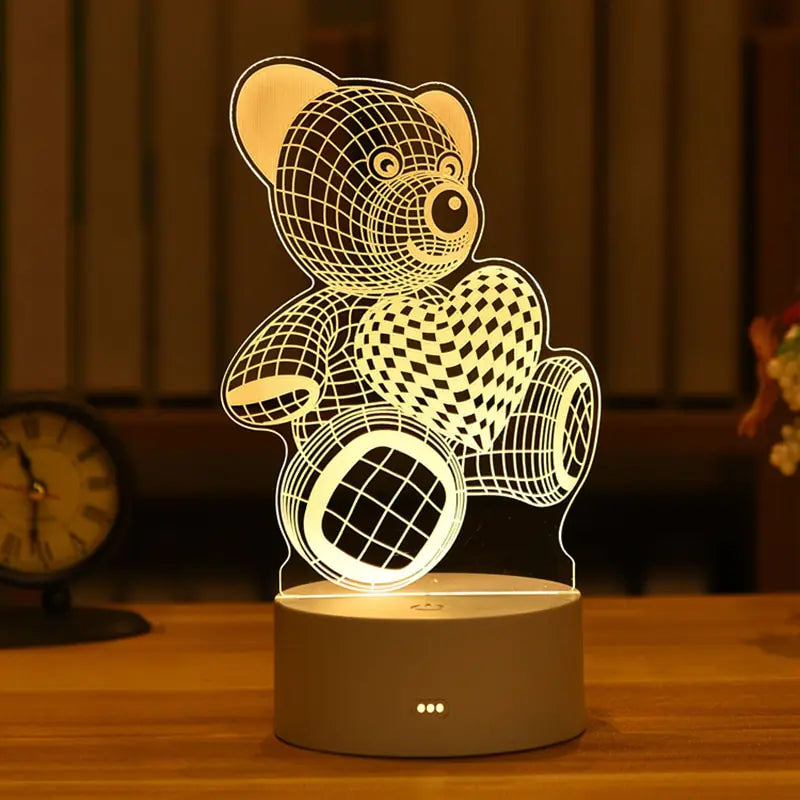 Kids 3D LED Creative Night Lamp - C&S Shopping Network 