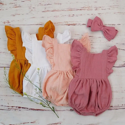 Organic Cotton Summer Baby Girl Clothes